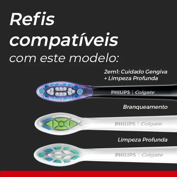 Refis compatíveis com a escova Philips Colgate Sonic Pro 35: cuidado gengiva, branqueamento e limpeza profunda